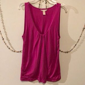 Banana Republic Magenta Tank Shirt